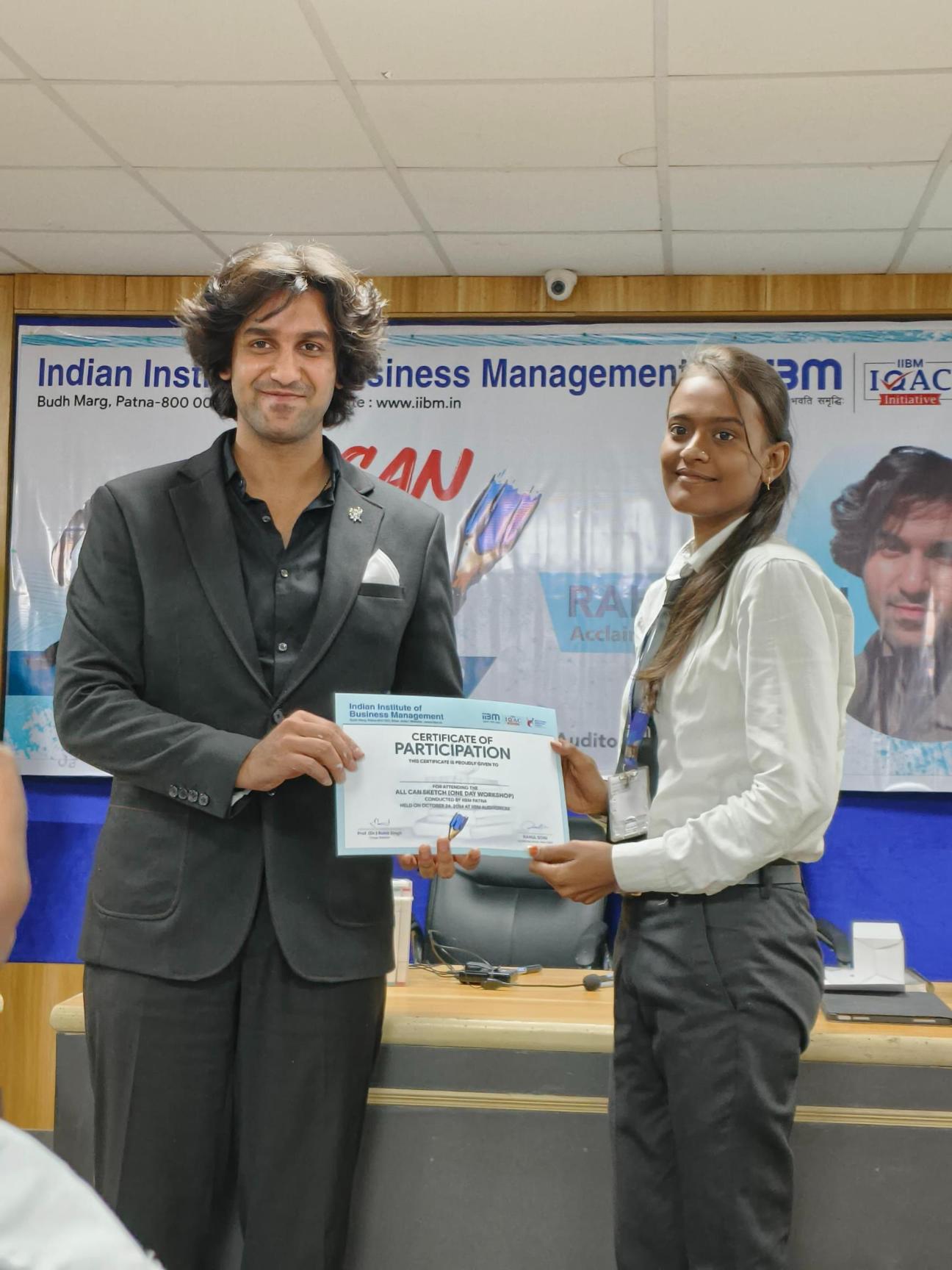 Rahul Soni Conducts “All Can Sketch” Workshop for PGDM, BBA, BCA & MAMC Students at IIBM and ZHI Patna